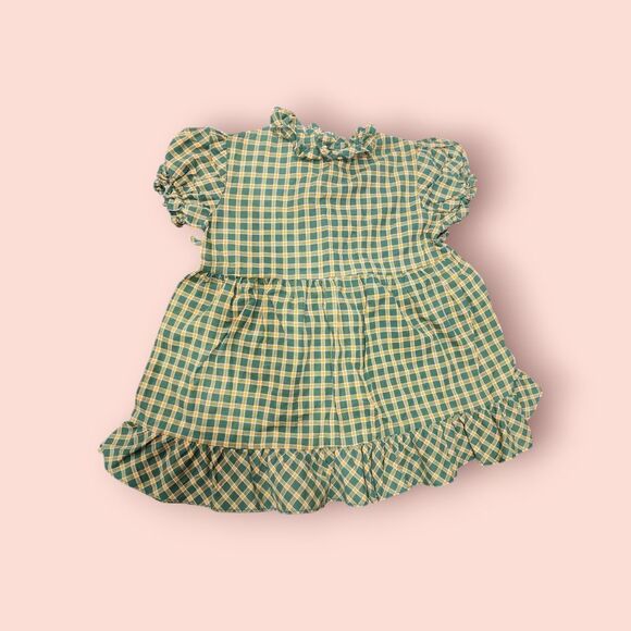 Nannette Green Plaid Dress - Picture 1 of 9